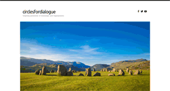 Desktop Screenshot of circlesfordialogue.com