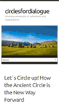 Mobile Screenshot of circlesfordialogue.com