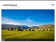 Tablet Screenshot of circlesfordialogue.com